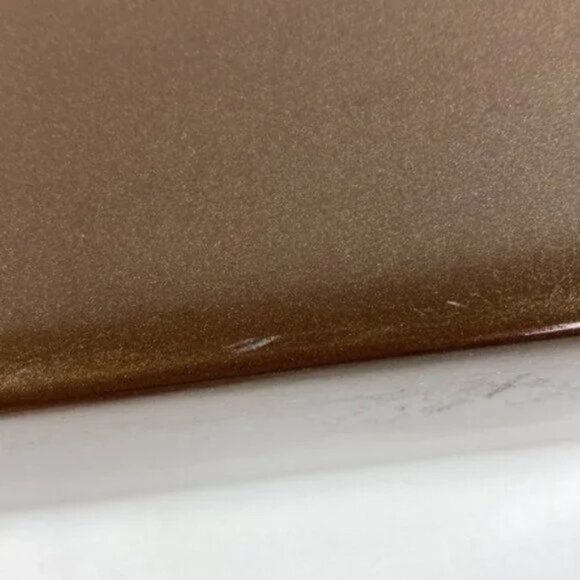 VINTAGE Patent Vinyl Kelly Style Box Purse Top Handle Satchel - Picture 9 of 10